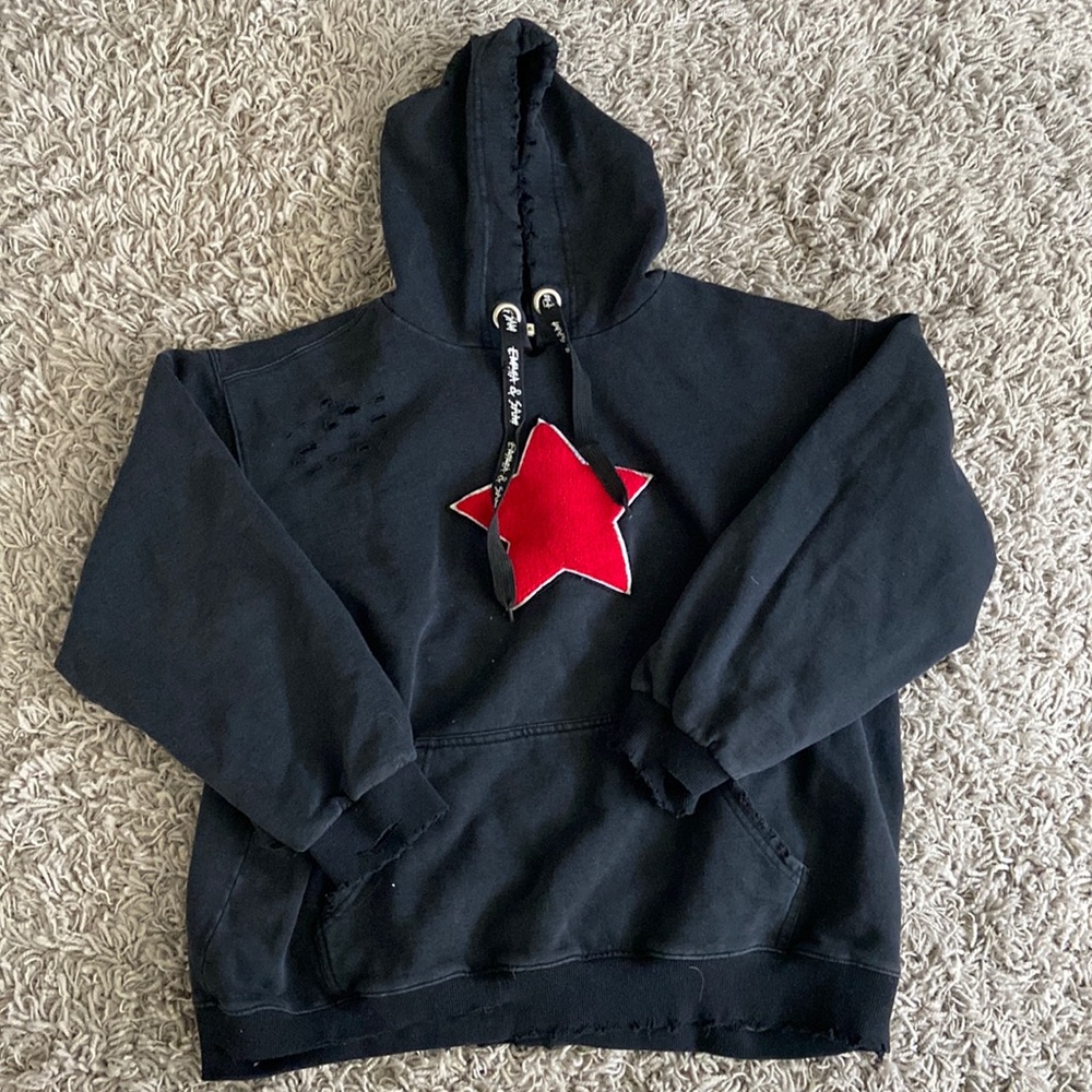 Emma & Sam Distressed Hoodie